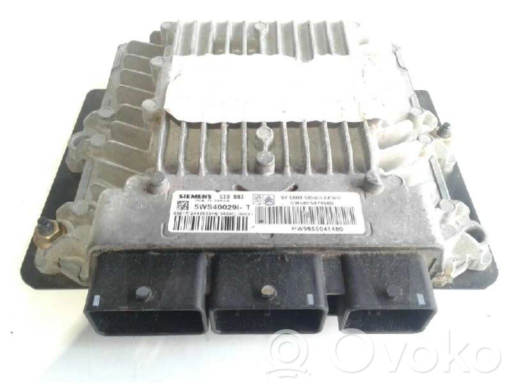 Sterownik / Moduł ECU   HW9655474580,5WS40029IT,9655041480