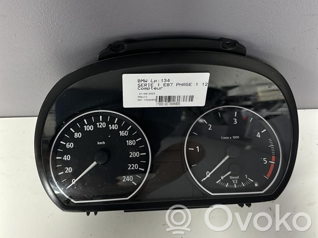 BMW 1 E81 E87 Speedometer (instrument cluster) 
