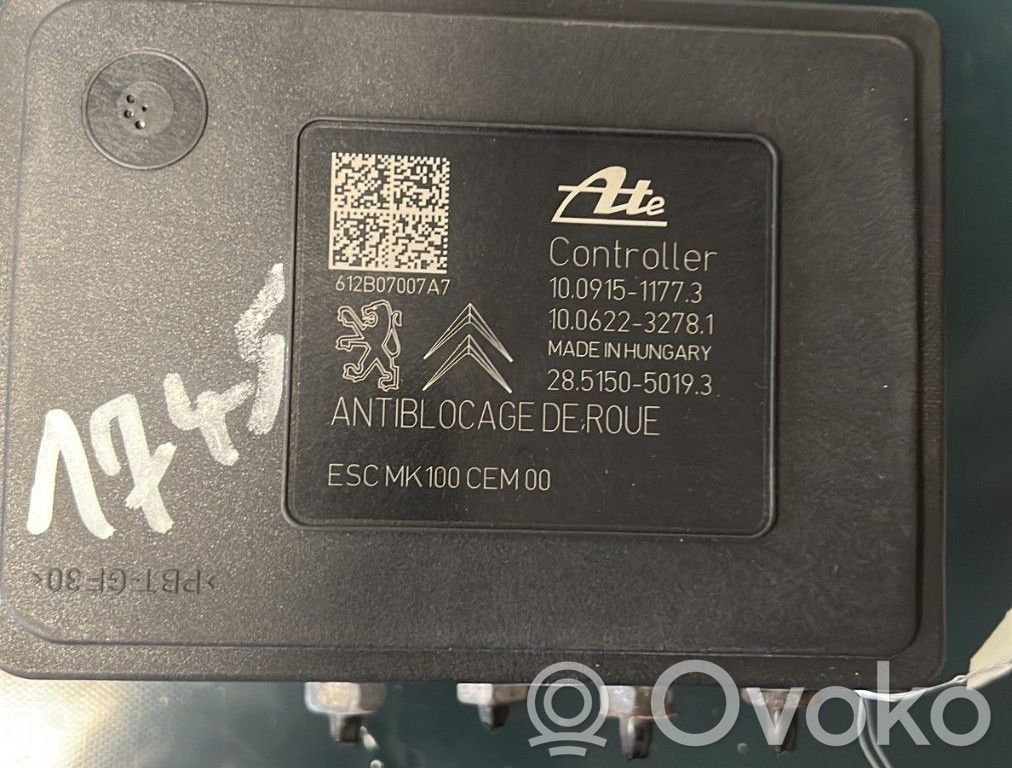 Citroen DS3 ABS Pump 