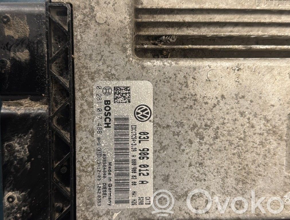 Engine control unit/module   03L906012A