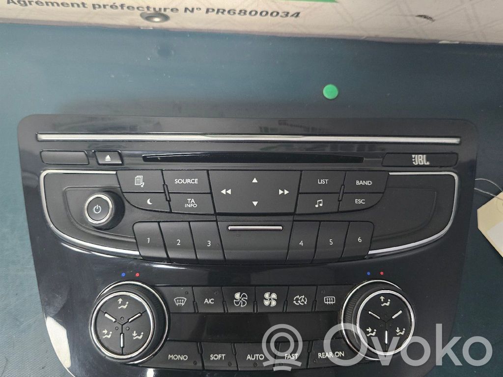 Peugeot 508 Climate control unit 