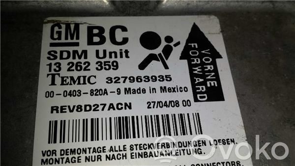 Airbag control unit/module   13262359