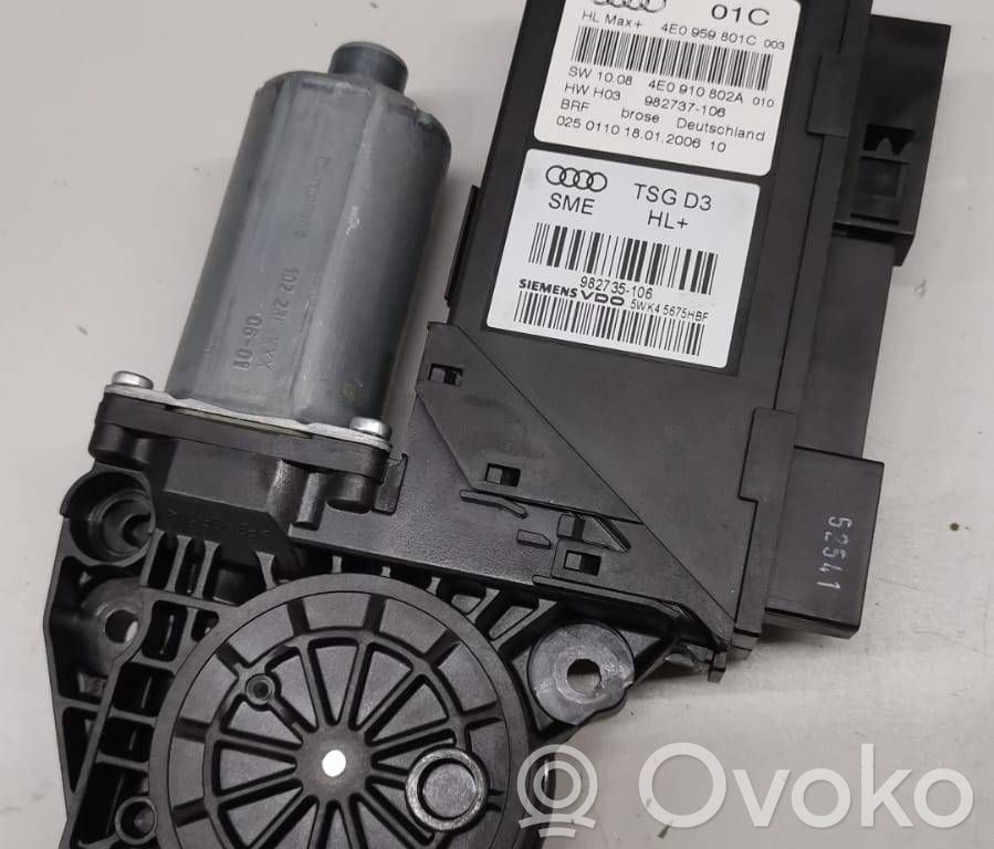 Audi A8 S8 D3 4E Asa reguladora de la puerta trasera 