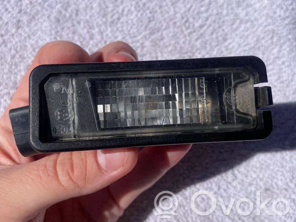 Volkswagen Golf VI Number plate light 