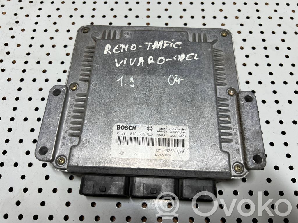 Opel Vivaro Engine control unit/module 