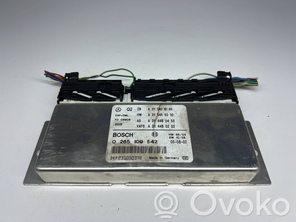 Mercedes-Benz E W211 ESP (stability system) control unit 