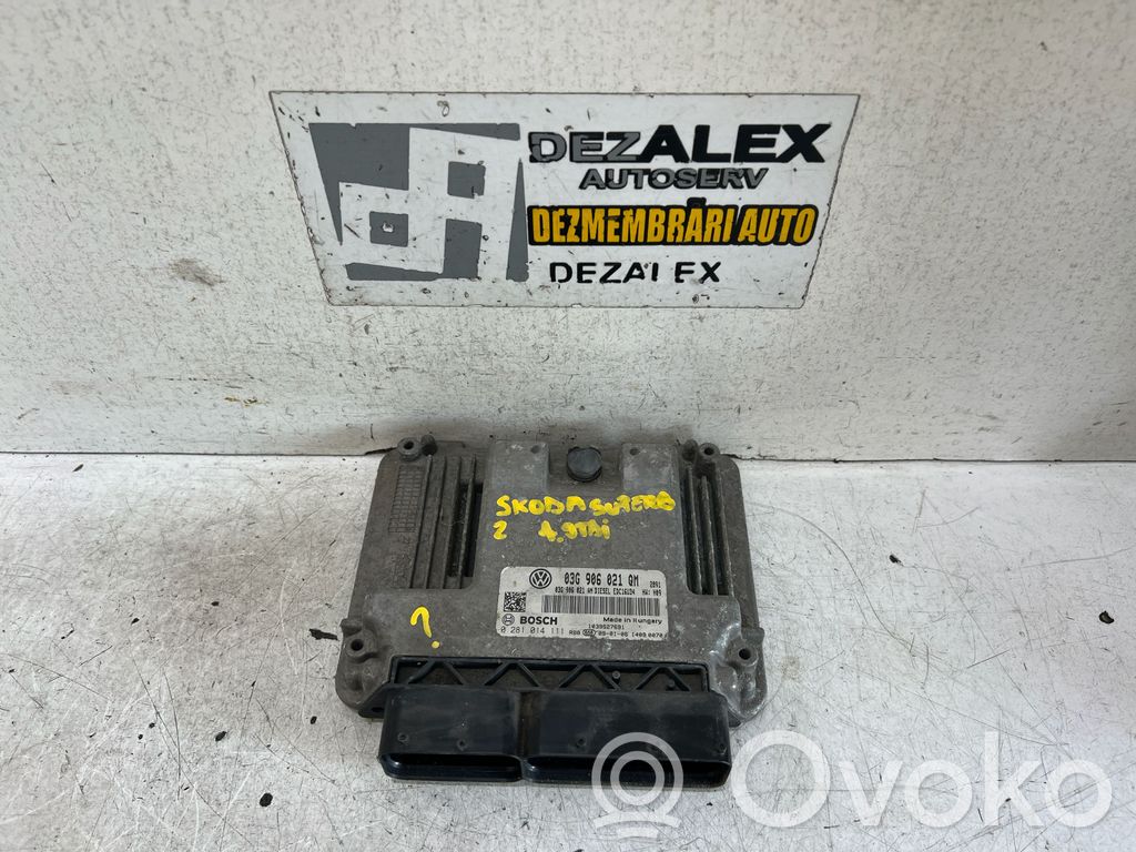 Engine control unit/module   03G906021AN,03G906021QM,0281014111