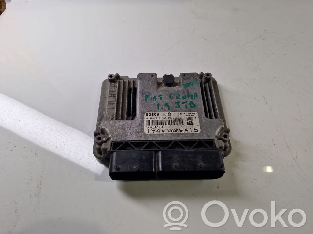 Fiat Croma Komputer / Sterownik ECU silnika 