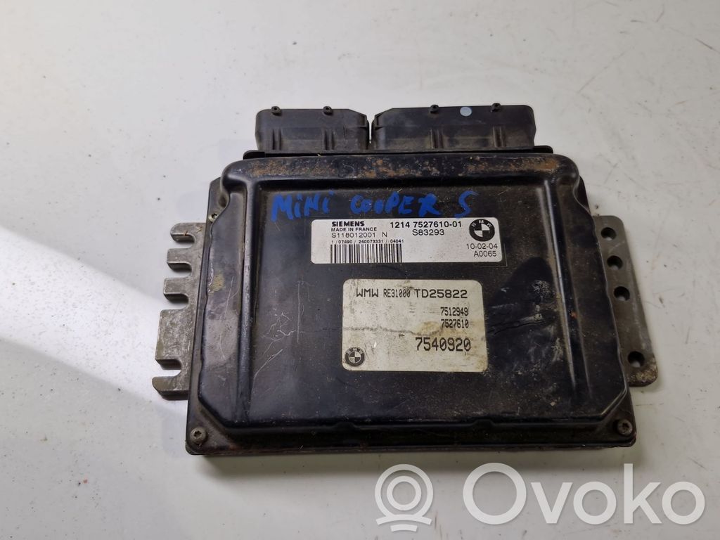 Engine control unit/module   7527610,S118012001,7540920