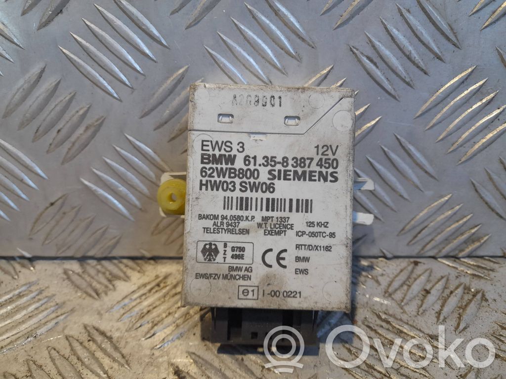 BMW 3 E46 Imobilaizera vadības bloks 