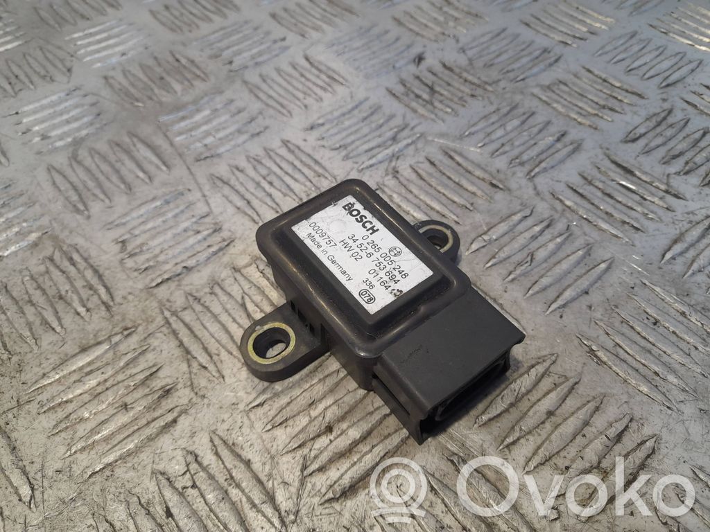 BMW X5 E53 ESP acceleration yaw rate sensor 