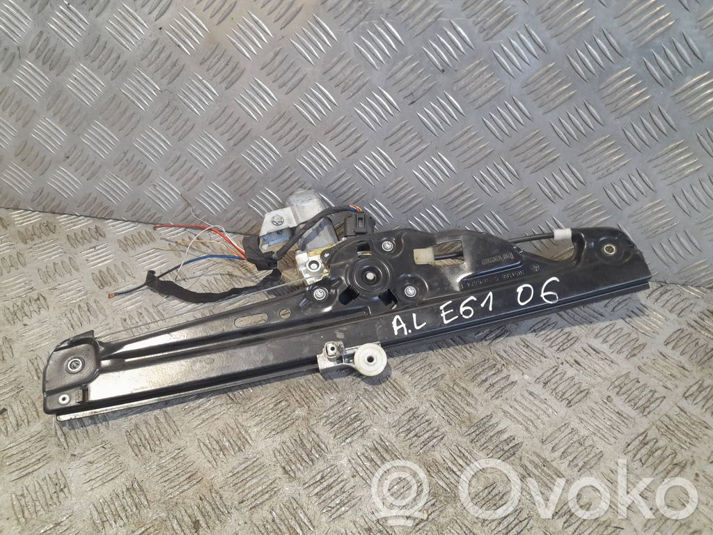 BMW 5 E60 E61 Regulador de puerta trasera con motor 