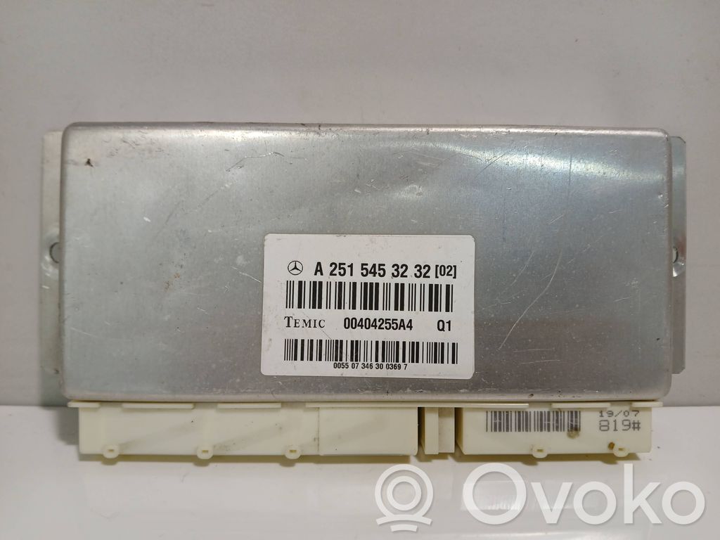 Mercedes-Benz R W251 Module de commande suspension 