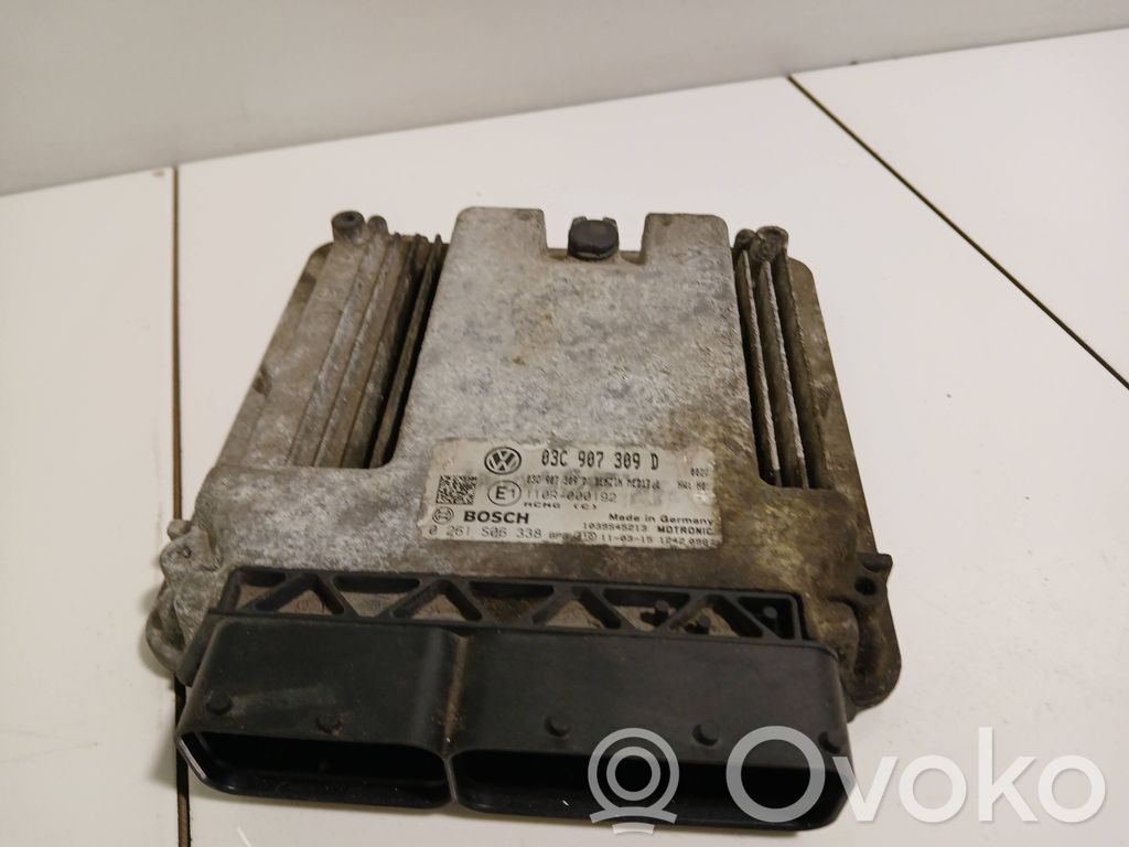 Engine control unit/module   03C907309D,0261S06338