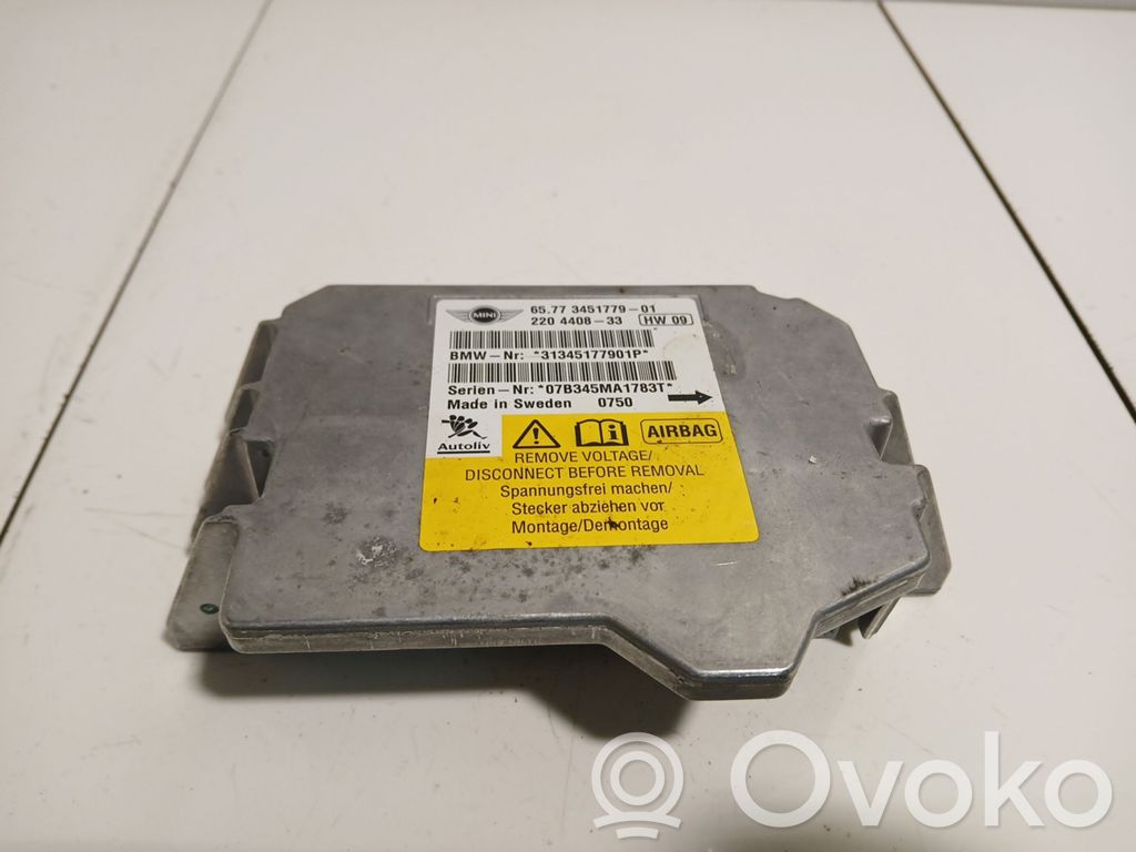Mini One - Cooper R57 Airbag control unit/module 