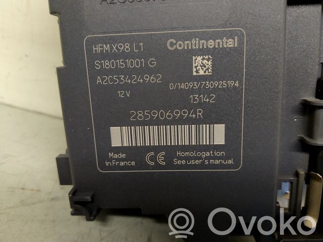 Ignition key card reader   285902598R,20243135,4083753,VDMS7