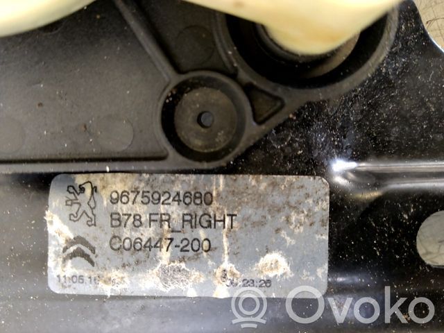 Citroen C4 SpaceTourer Front door window regulator with motor 