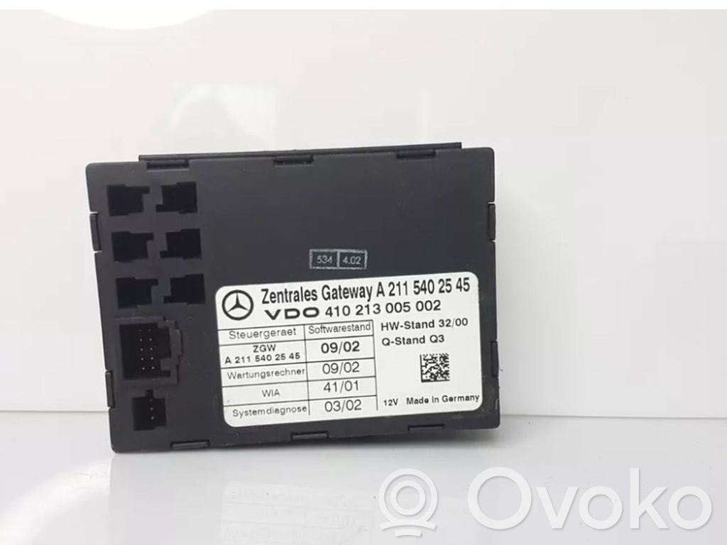 Mercedes-Benz E W211 Gateway control module 