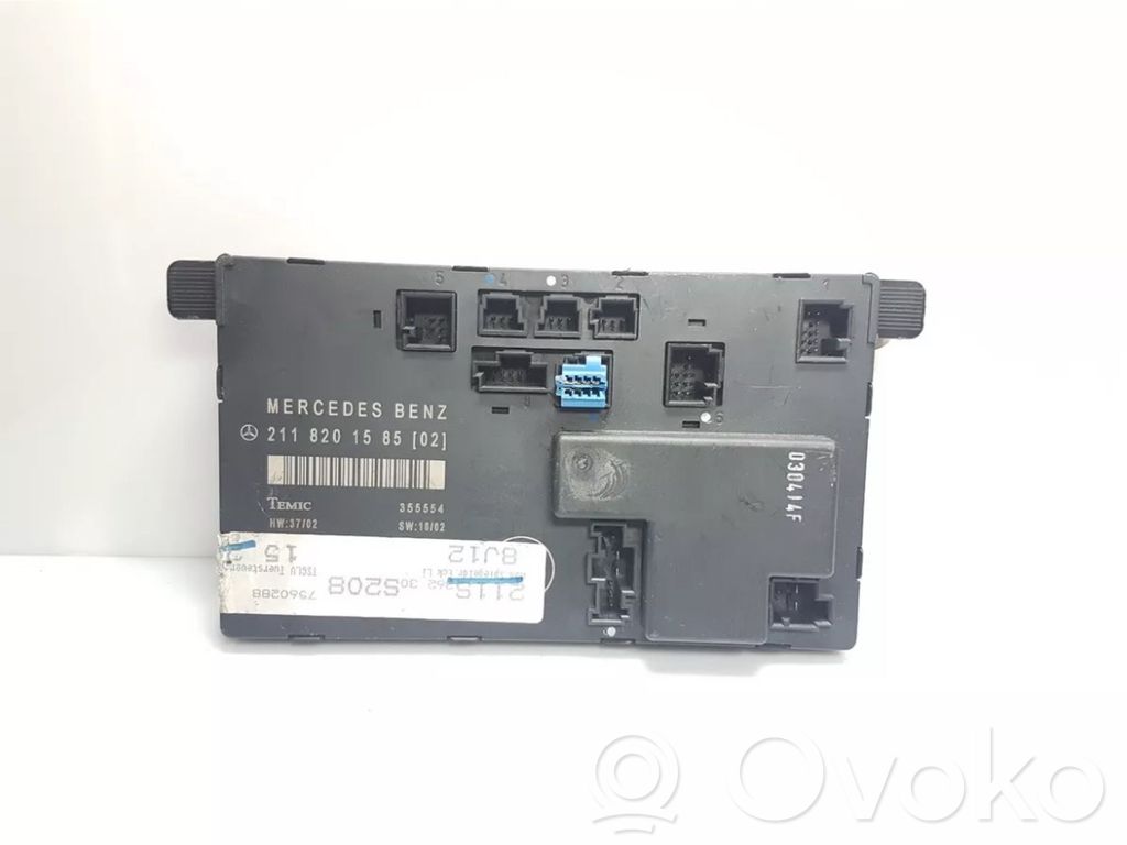 Mercedes-Benz E W211 Unidad de control/módulo de la puerta 