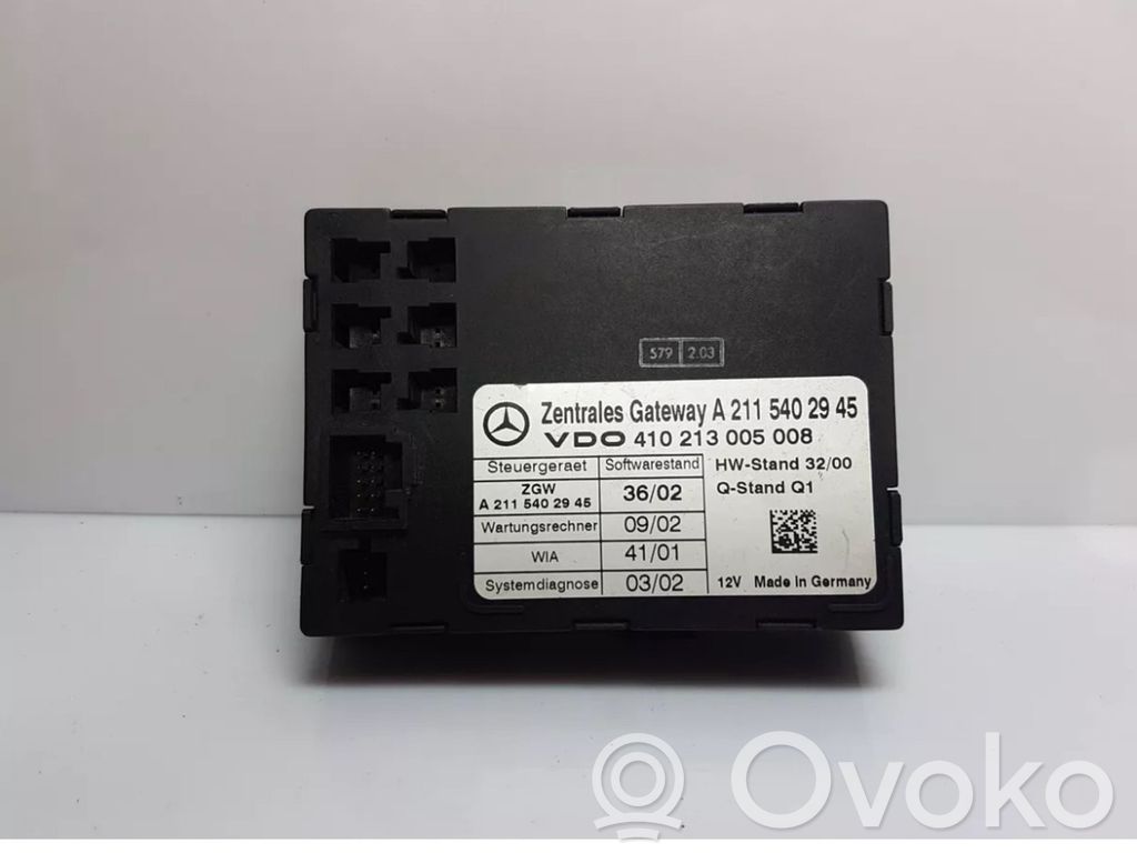 Mercedes-Benz E W211 Gateway control module 