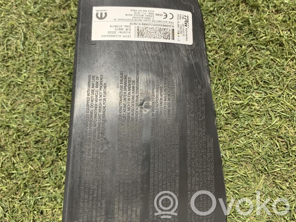 Poduszka powietrzna Airbag fotela   0L0489934AD,0L0489934AD
