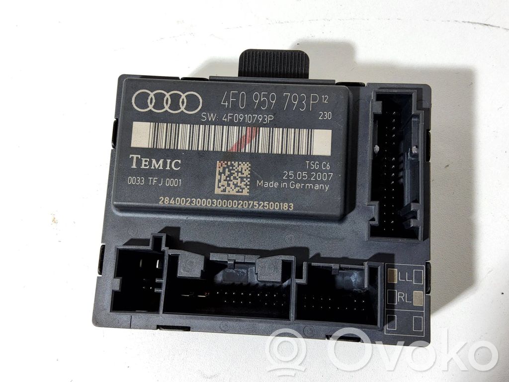 Audi A6 Allroad C6 Durvju vadības bloks 