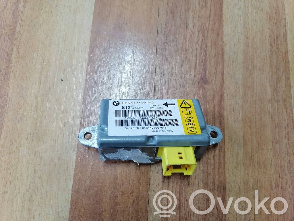 Module de contrôle airbag   6946104,65776946104,5WK43503,346946104014
