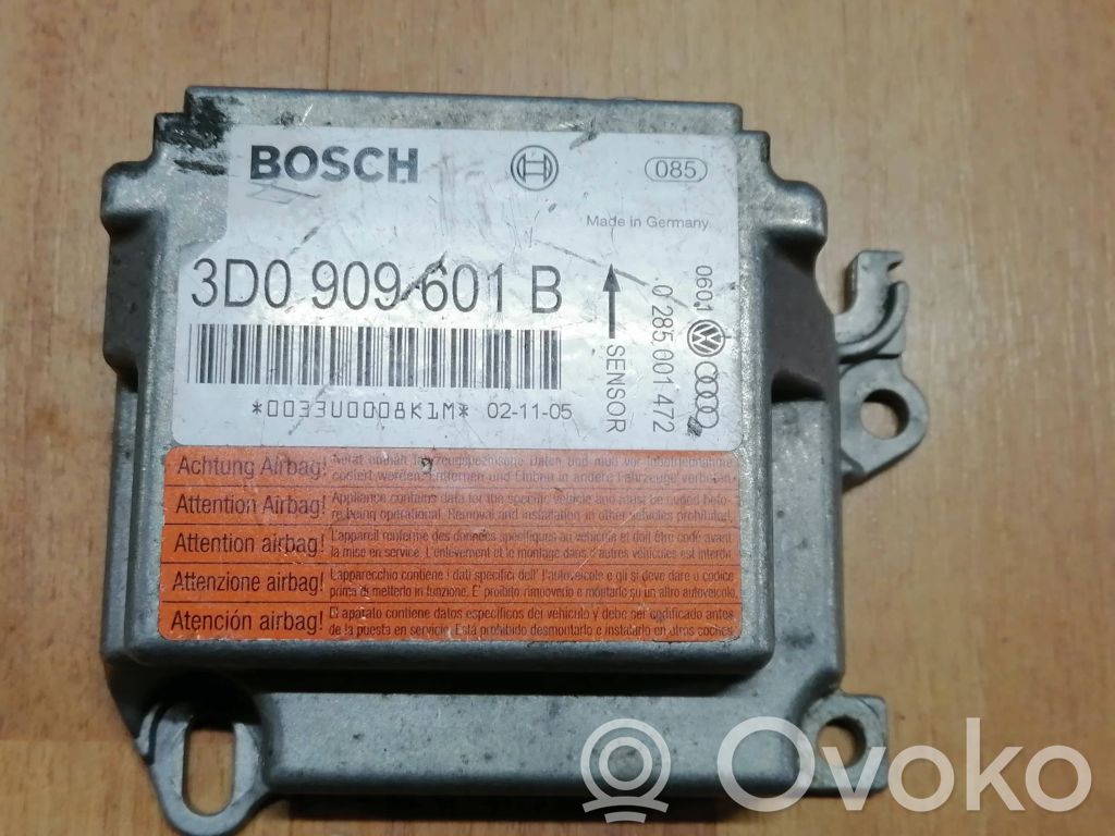 Volkswagen Touareg I Airbag control unit/module 