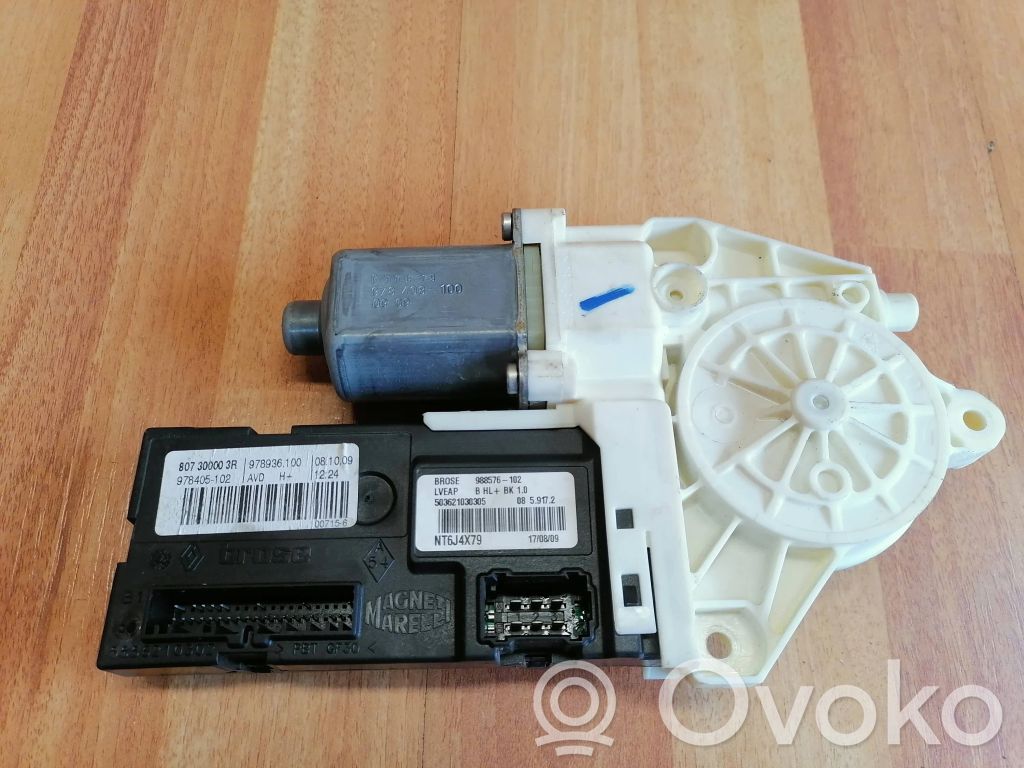 Renault Laguna III Silnik regulatora szyby drzwi przednich 