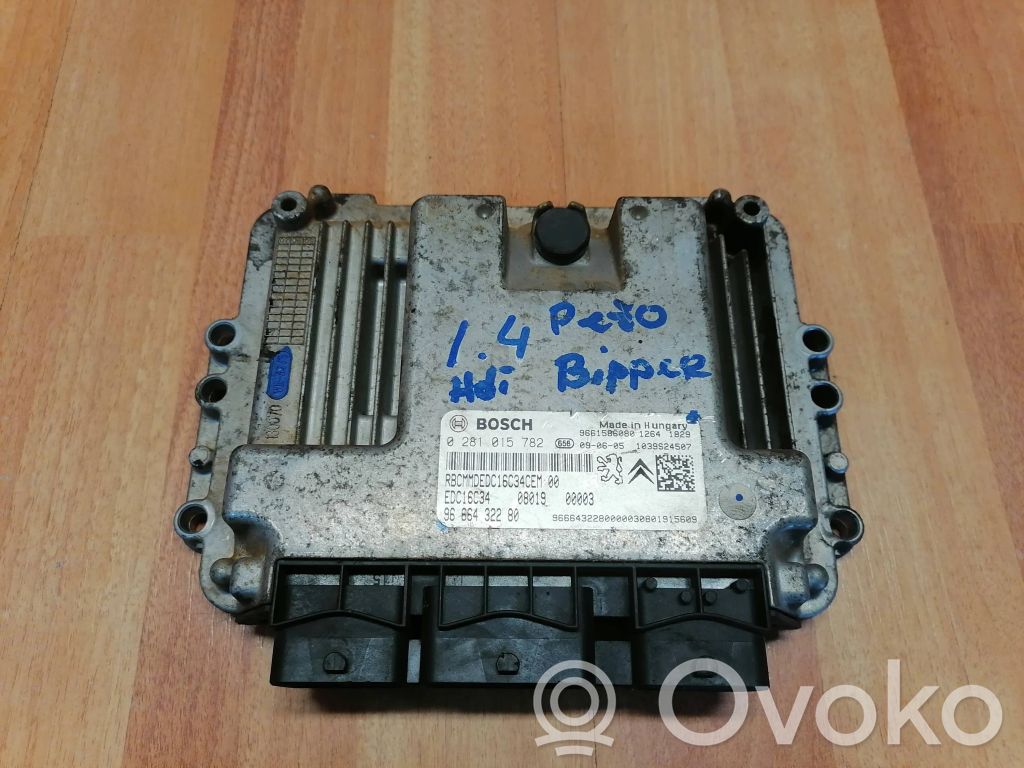 Peugeot Bipper Engine control unit/module 