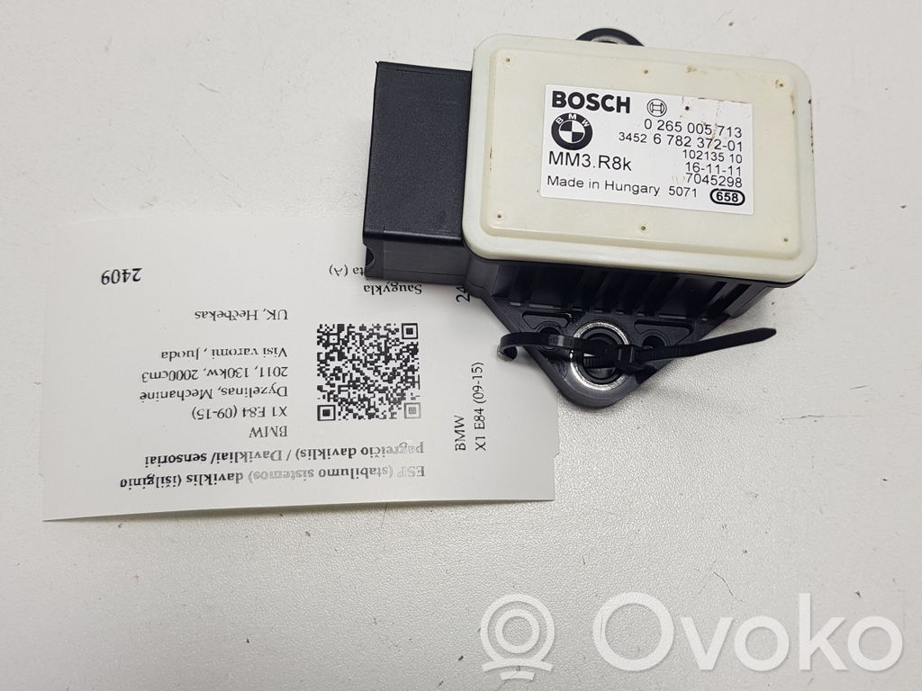BMW X1 E84 ESP acceleration yaw rate sensor 