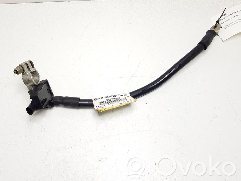 Audi A6 S6 C6 4F Negative earth cable (battery) 