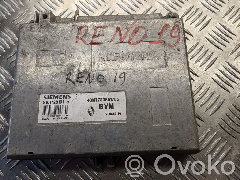 Renault 19 Engine control unit/module 