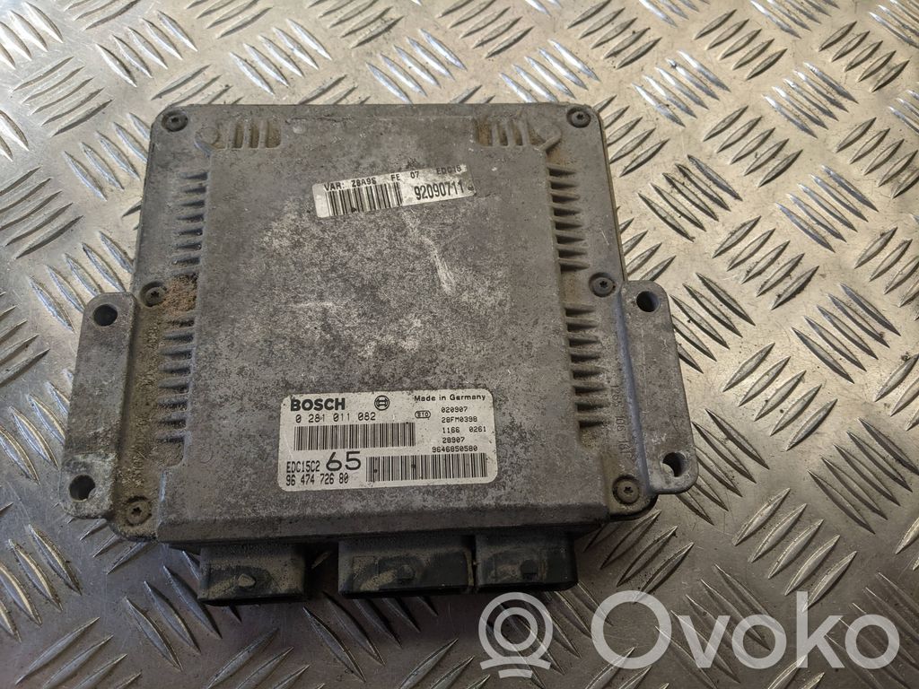 Peugeot 307 Engine control unit/module 