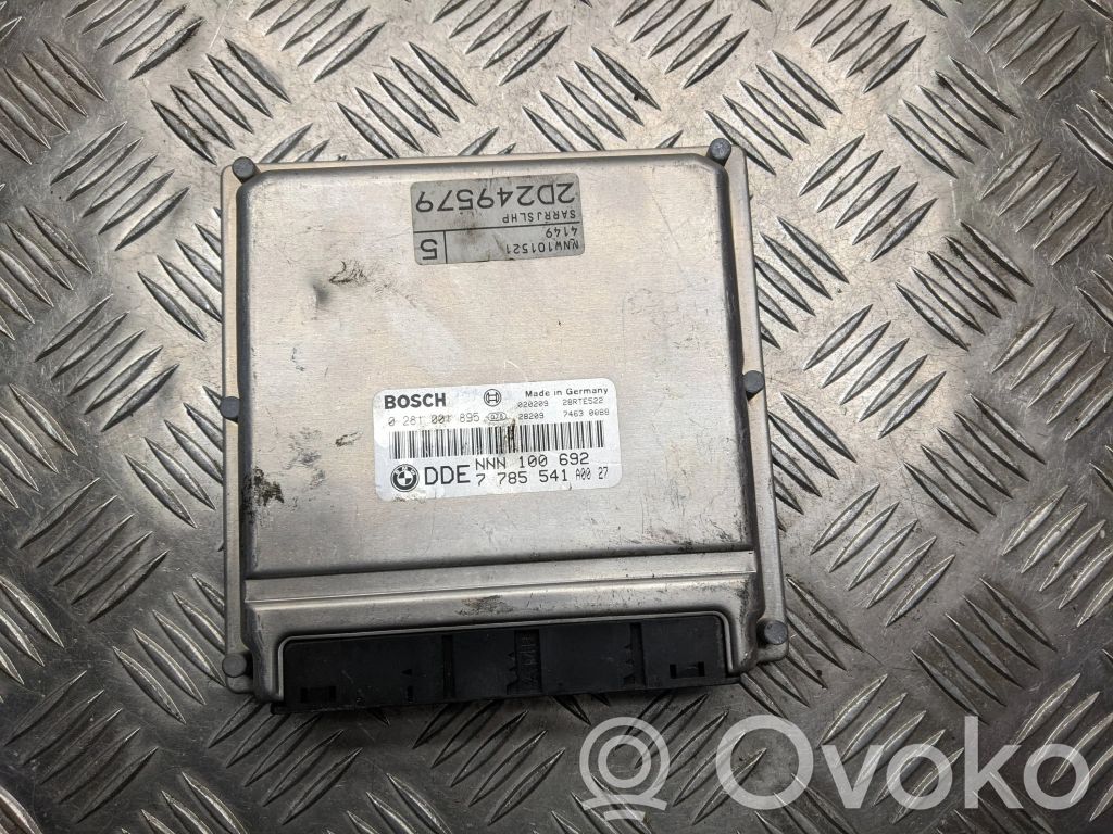 Unidad de control/módulo del motor   0281001895,7785541,NNN100692