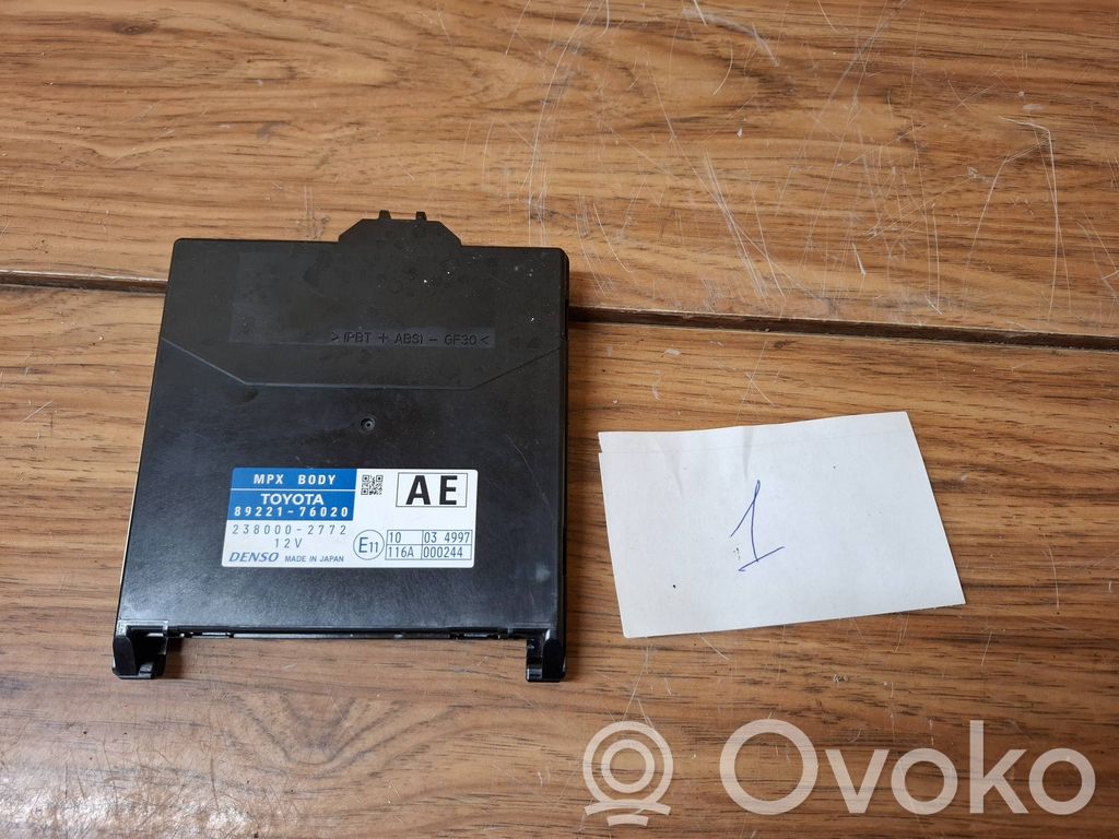 Lexus CT 200H Module confort 
