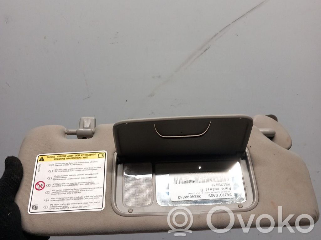 Sun visor   20972714