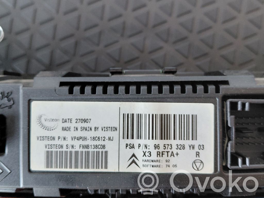 Citroen C5 Climate control unit 