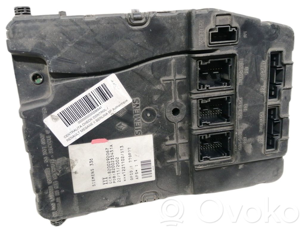 Renault Megane II Unitate/modul de comandă închidere centralizată 