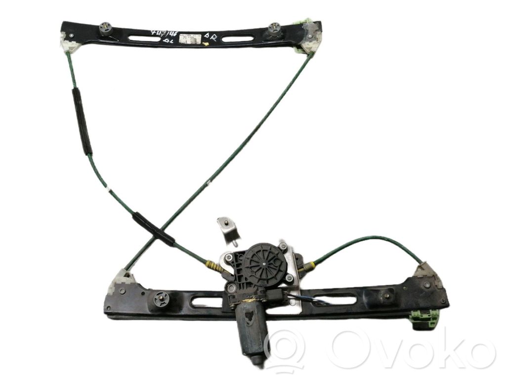 BMW 3 E46 Regulador de ventanilla eléctrico de puerta delantera 