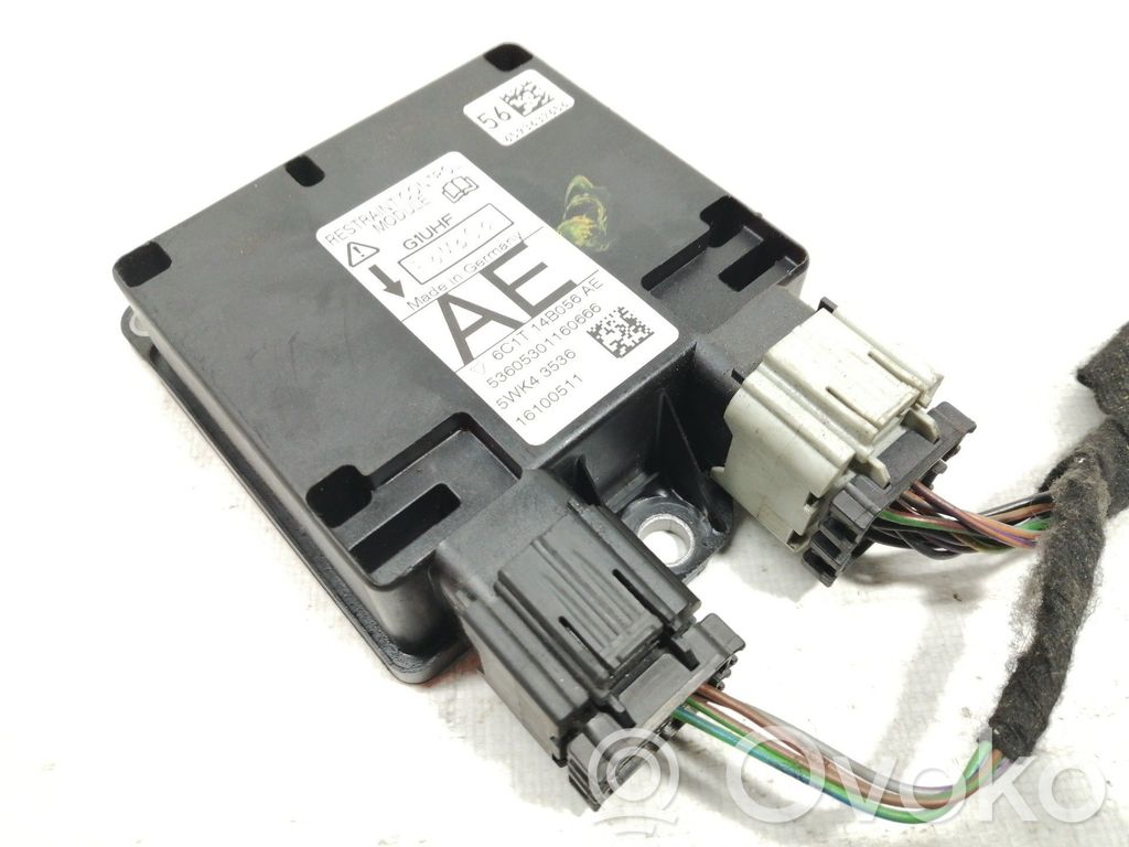Airbag control unit/module   5WK43536,6C1T14B056
