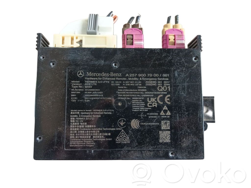 Autres unités de commande / modules   A2579007000,A2579007000001