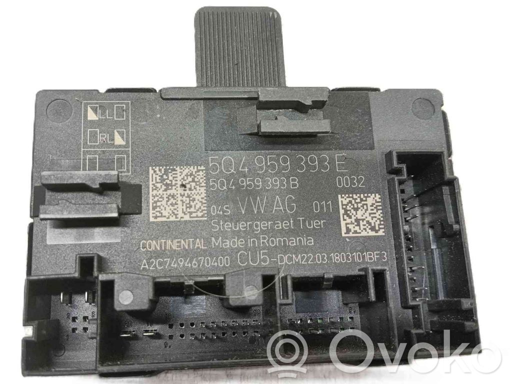 Autres unités de commande / modules   5Q4959393E