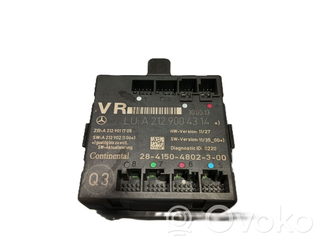 Otras unidades de control/módulos   A2129004314,A2129004314