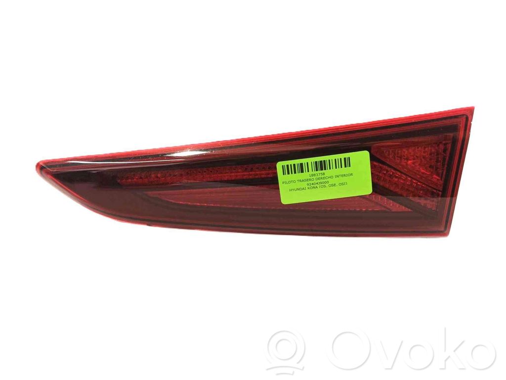 Hyundai Kona I Luci posteriori del portellone del bagagliaio 