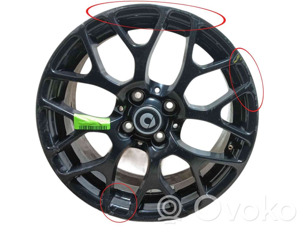 Smart ForTwo II R18-alumiinivanne 