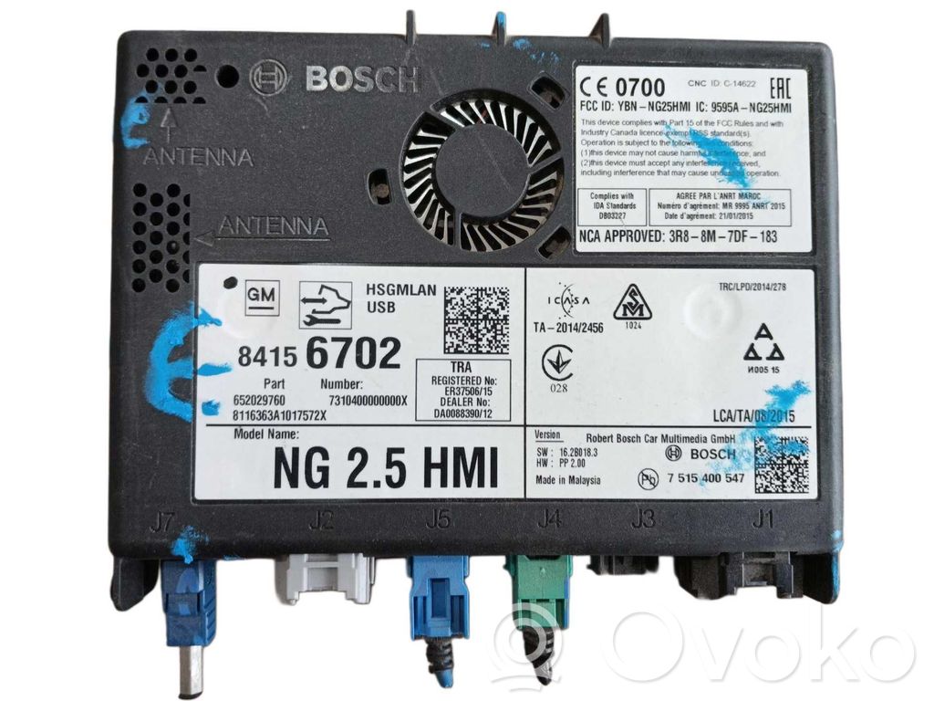 Sonstige Steuergeräte / Module   84156702,84159702,652029760