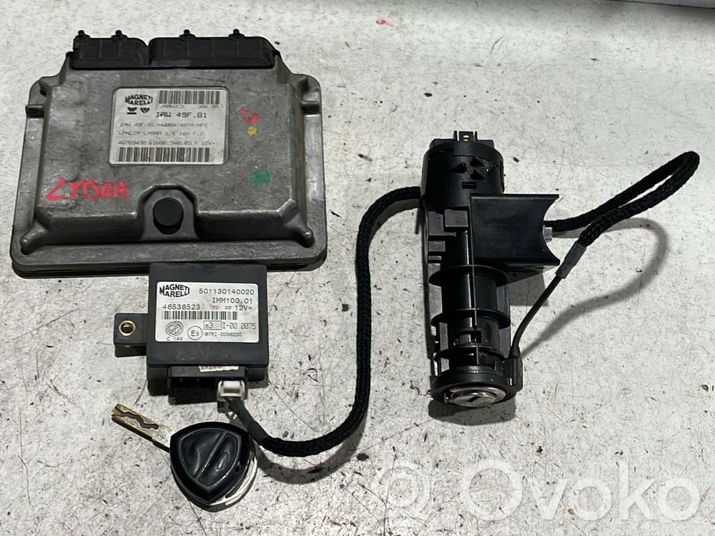 Lancia Lybra Engine ECU kit and lock set 