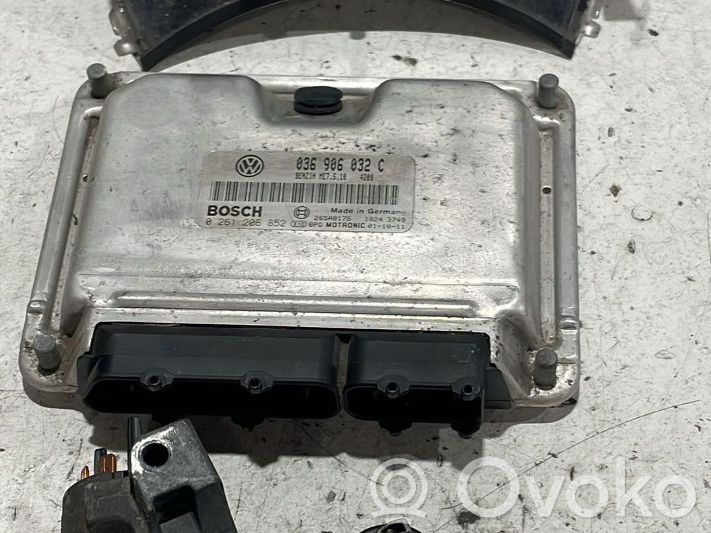 Volkswagen New Beetle Engine ECU kit and lock set 