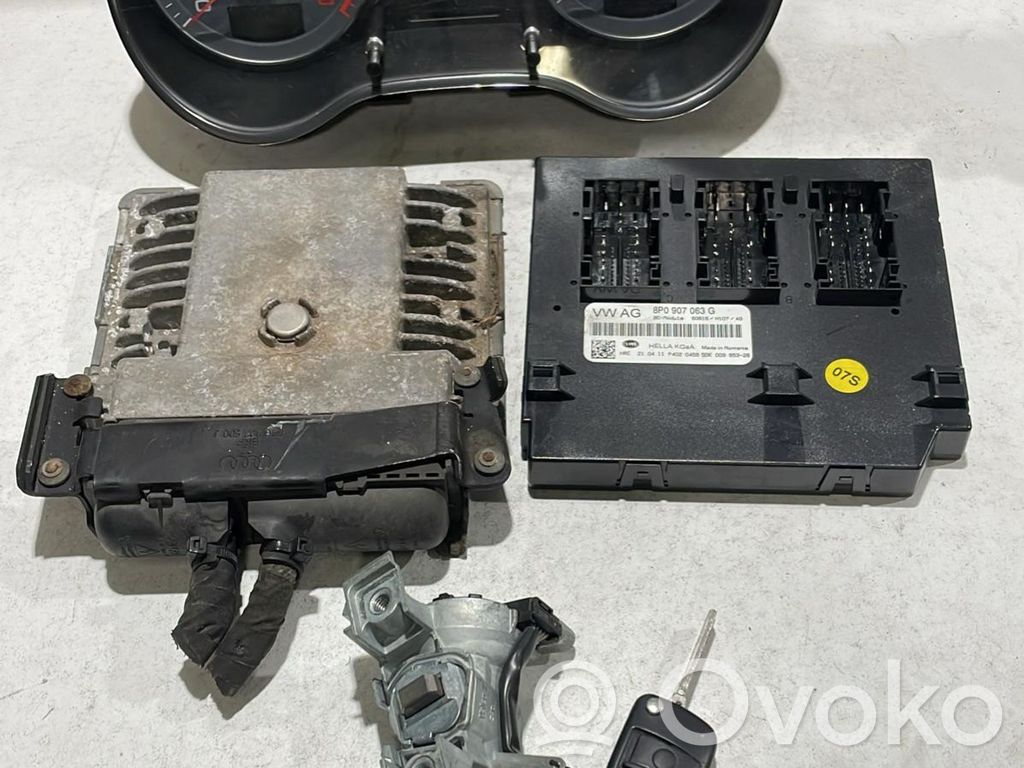 Audi A3 S3 8P Kit cu ECU motor și set închidere uși 